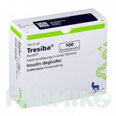 ТРЕСІБА (TRESIBA) 100 МО/мл розчин 10x3 мл - Інсулін деглюдек NOVO NORDISK