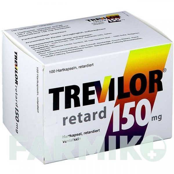 ТРЕВІЛОР (TREVILOR) 150 мг капсули 20 шт - Венлафаксин BB FARMA