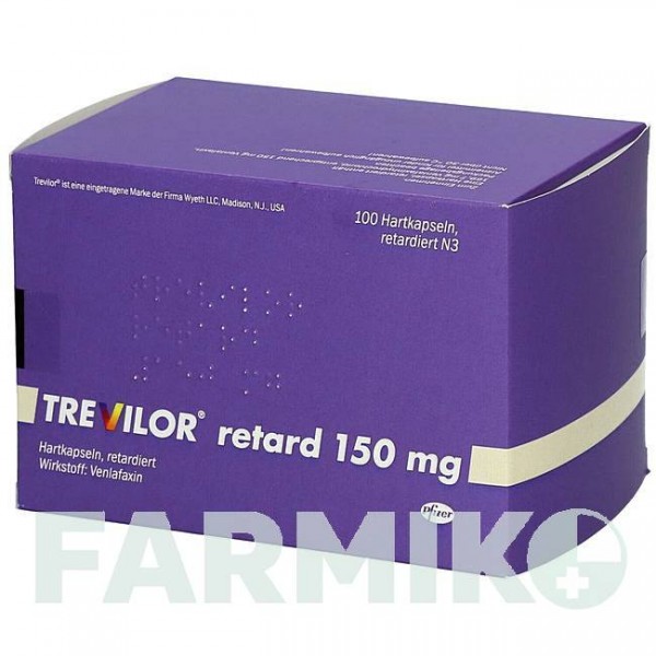 ТРЕВІЛОР (TREVILOR) 150 мг капсули 100 шт - Венлафаксин EMRA-MED