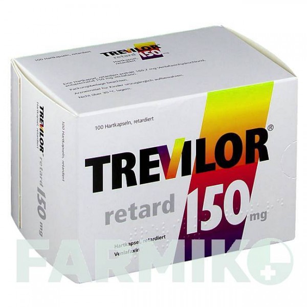 ТРЕВИЛОР (TREVILOR) 150 мг капсулы 100 шт - Венлафаксин VIATRIS