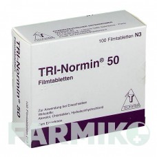 ТРИ НОРМИН (TRI NORMIN) 50 таблетки 100 шт - Атенолол, Хлорталидон, Гидралазин TEOFARMA