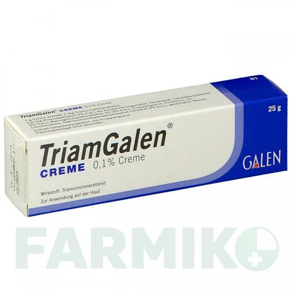 ТРИАМГАЛЕН (TRIAMGALEN) 0,1% крем 25 г - Триамцинолон GALENPHARMA