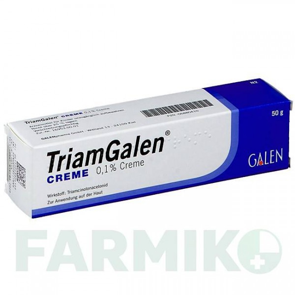 ТРИАМГАЛЕН (TRIAMGALEN) 0,1% крем 50 г - Триамцинолон GALENPHARMA