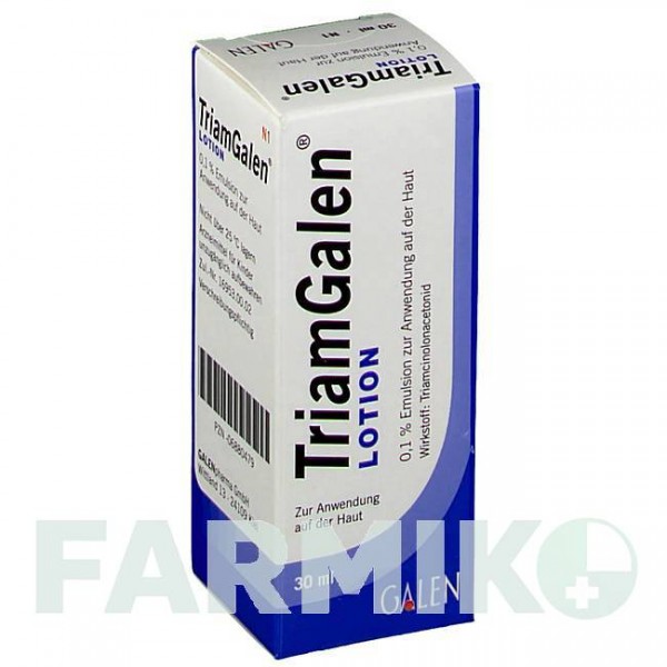 ТРИАМГАЛЕН (TRIAMGALEN) 0,1% лосьйон 30 мл - Триамцинолон GALENPHARMA