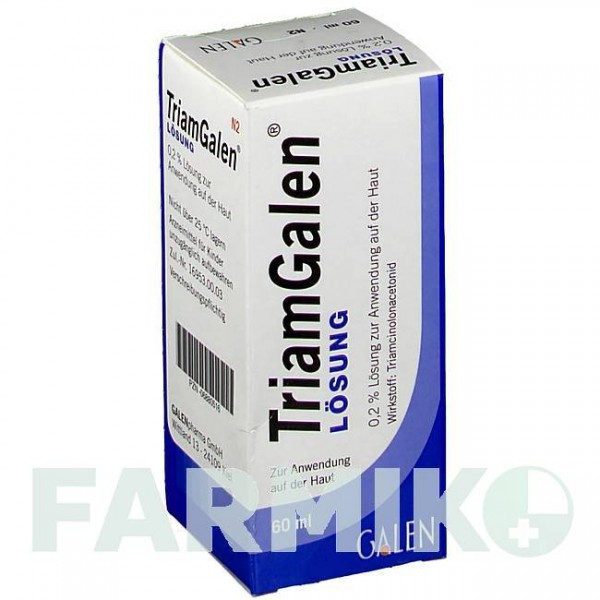 ТРИАМГАЛЕН (TRIAMGALEN) 0,2% розчин 60 мл - Триамцинолон GALENPHARMA