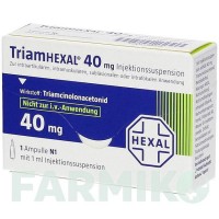 ТРІАМГЕКСАЛ (TRIAMHEXAL) 40 суспензія 1x1 мл - Триамцинолон депо HEXAL