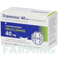ТРІАМГЕКСАЛ (TRIAMHEXAL) 40 суспензія 10x1 мл - Триамцинолон депо HEXAL