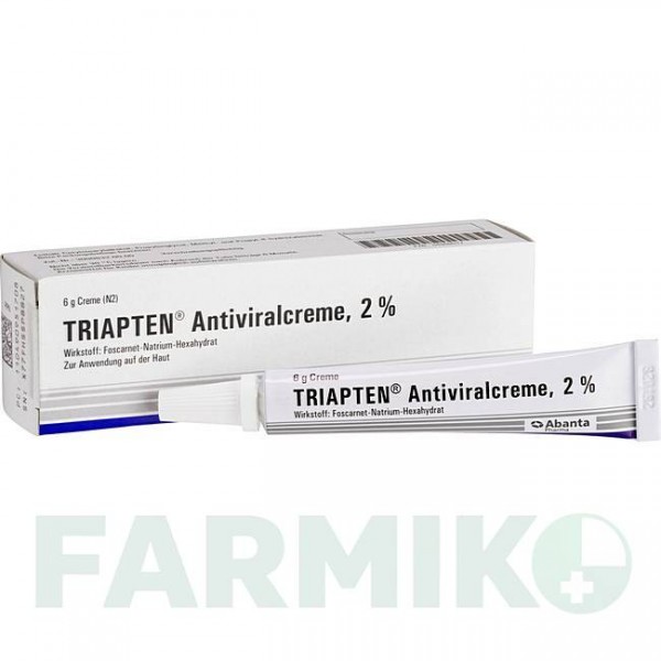 ТРИАПТЕН (TRIAPTEN) крем 6 г - Фоскарнет ABANTA PHARMA