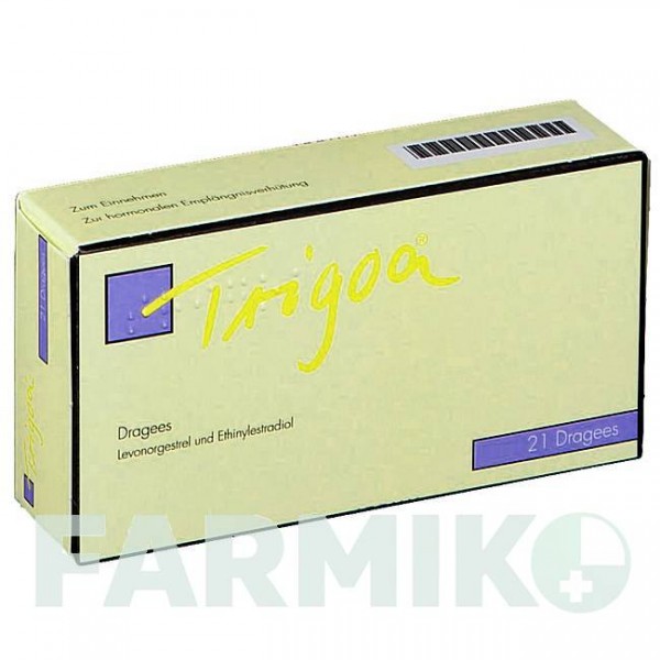 ТРИГОА (TRIGOA) драже 21 шт - Левоноргестрел, Етинілестрадіол PFIZER