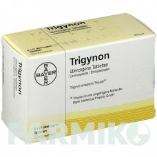ТРИГИНОН (TRIGYNON) таблетки 6x21 шт - Левоноргестрел, Этинилэстрадиол KOHLPHARMA
