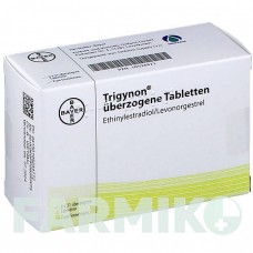 ТРИГИНОН (TRIGYNON) таблетки 6x21 шт - Левоноргестрел, Этинилэстрадиол ORIFARM