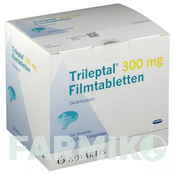 ТРИЛЕПТАЛ (TRILEPTAL) 300 мг таблетки 200 шт - Окскарбазепін NOVARTIS