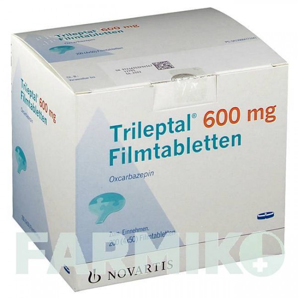 ТРИЛЕПТАЛ (TRILEPTAL) 600 мг таблетки 200 шт - Окскарбазепин NOVARTIS