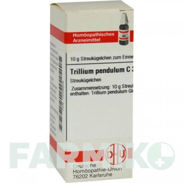 ТРИЛЛИУМ ПЕНДУЛУМ (TRILLIUM PENDULUM) C 30 глобули 10 г - Гомеопатия DHU