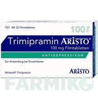 ТРИМІПРАМІН (TRIMIPRAMIN) 100 мг таблетки 20 шт - Триміпрамін ARISTO PHARMA