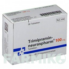 ТРИМИПРАМИН (TRIMIPRAMIN) 100 мг таблетки 50 шт - Тримипрамин NEURAXPHARM