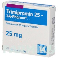 ТРИМИПРАМИН (TRIMIPRAMIN) 25 таблетки 20 шт - Тримипрамин 1 A PHARMA