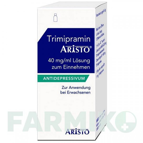 ТРИМІПРАМІН (TRIMIPRAMIN) 40 мг/мл розчин 60 мл - Триміпрамін ARISTO PHARMA
