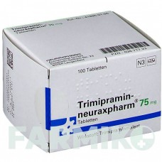 ТРИМИПРАМИН (TRIMIPRAMIN) 75 мг таблетки 100 шт - Тримипрамин NEURAXPHARM