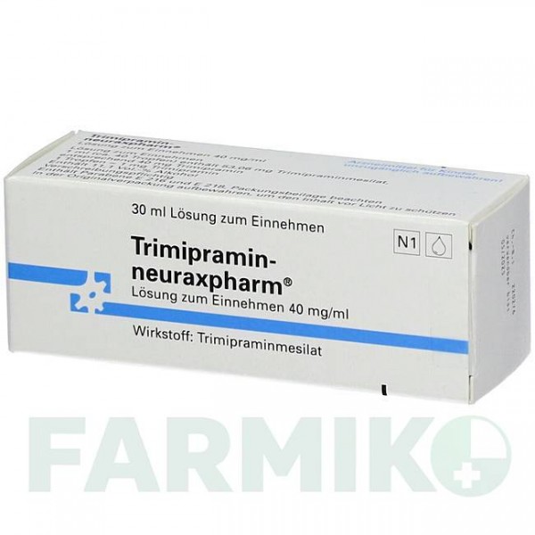 ТРИМИПРАМИН (TRIMIPRAMIN) раствор 30 мл - Тримипрамин NEURAXPHARM