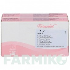 ТРИНОРДИОЛ (TRINORDIOL) таблетки 6x21 шт - Левоноргестрел, Этинилэстрадиол EMRA-MED