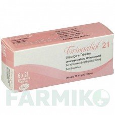 ТРИНОРДИОЛ (TRINORDIOL) таблетки 6x21 шт - Левоноргестрел, Этинилэстрадиол KOHLPHARMA