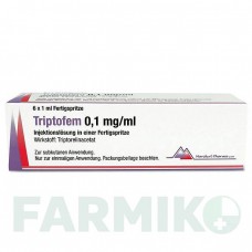 ТРИПТОФЕМ (TRIPTOFEM) 0,1 мг/мл шприци 6 шт - Трипторелин MARCKYRL PHARMA