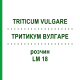 ТРИТИКУМ ВУЛГАРЕ (TRITICUM VULGARE) LM 18 розчин 10 мл - Гомеопатія ARCANA DR.SEWERIN