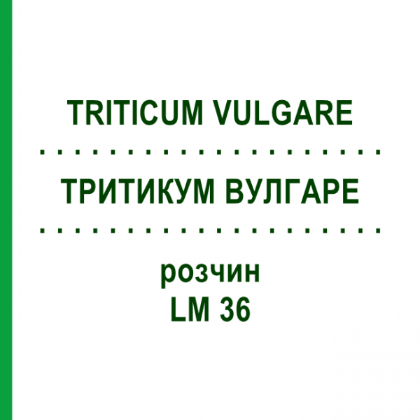 ТРИТИКУМ ВУЛГАРЕ (TRITICUM VULGARE) LM 36 розчин 10 мл - Гомеопатія ARCANA DR.SEWERIN