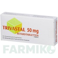 ТРИВАСТАЛ (TRIVASTAL) 50 мг таблетки 60 шт - Пирибедил ORIFARM