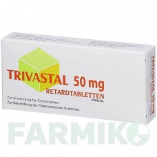 ТРИВАСТАЛ (TRIVASTAL) 50 мг таблетки 60 шт - Пирибедил ORIFARM