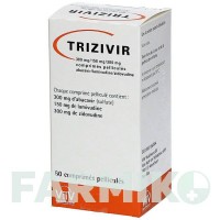 ТРИЗИВИР (TRIZIVIR) таблетки 60 шт - Зидовудин, Ламивудин, Абакавир CC PHARMA