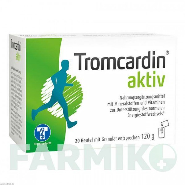 ТРОМКАРДИН (TROMCARDIN) саше 20 шт - Активные вещества TROMMSDORFF