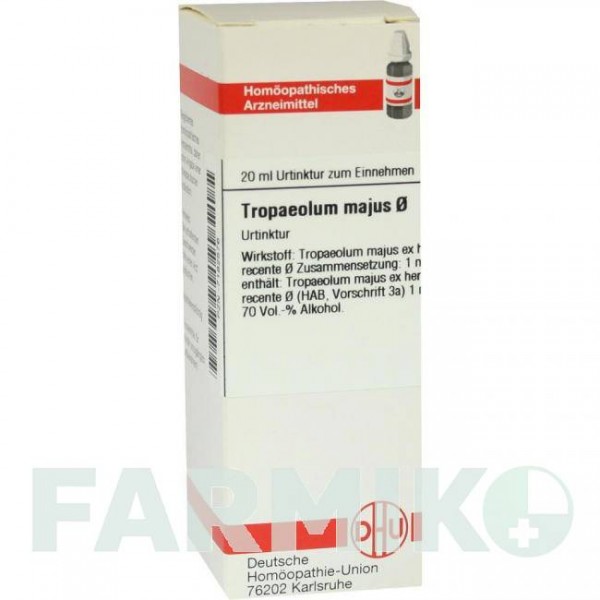ТРОПЕОЛЮМ МАЮС (TROPAEOLUM MAJUS) раствор 20 мл - Гомеопатия DHU