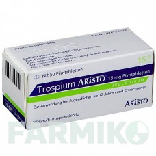 ТРОСПИУМ (TROSPIUM) 15 мг таблетки 50 шт - Троспиум ARISTO PHARMA