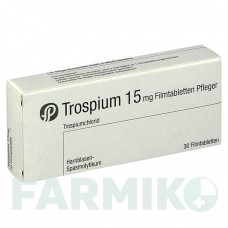 ТРОСПИУМ (TROSPIUM) 15 мг таблетки 30 шт - Троспиум DR.PFLEGER