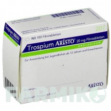 ТРОСПИУМ (TROSPIUM) 20 мг таблетки 100 шт - Троспиум ARISTO PHARMA
