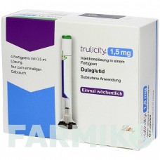 ТРУЛІСІТІ (TRULICITY) 1,5 мг розчин 4 шт - Дулаглутид LILLY