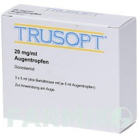 ТРУЗОПТ (TRUSOPT) краплі 3x5 мл - Дорзоламід AXICORP PHARMA
