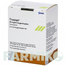 ТРУЗОПТ (TRUSOPT) краплі 6x5 мл - Дорзоламід EMRA-MED