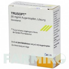 ТРУЗОПТ (TRUSOPT) капли 3x5 мл - Дорзоламид KOHLPHARMA