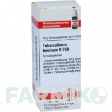 ТУБЕРКУЛИНУМ БОВИНУМ (TUBERCULINUM BOVINUM) D 200 глобули 10 г - Гомеопатия DHU