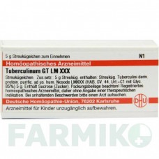 ТУБЕРКУЛИНУМ (TUBERCULINUM) LM XXX глобули 5 г - Гомеопатия DHU