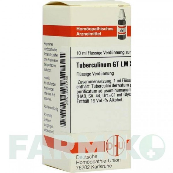 ТУБЕРКУЛИНУМ (TUBERCULINUM) LM XXX раствор 10 мл - Гомеопатия DHU