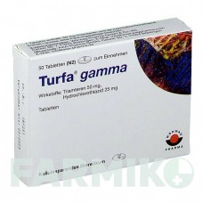 ТУРФА (TURFA) таблетки 50 шт - Гидрохлоротиазид, Триамтерен AAA - PHARMA
