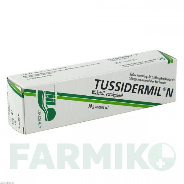 ТУСИДЕРМИЛ (TUSSIDERMIL) эмульсия 50 г - Эвкалиптовое масло LI-IL