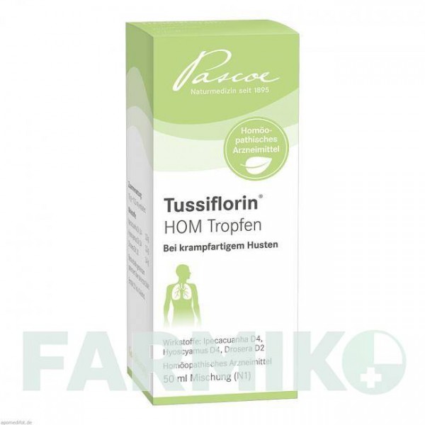 ТУССИФЛОРИН ХОМ (TUSSIFLORIN HOM) капли 50 мл - Гомеопатия PASCOE