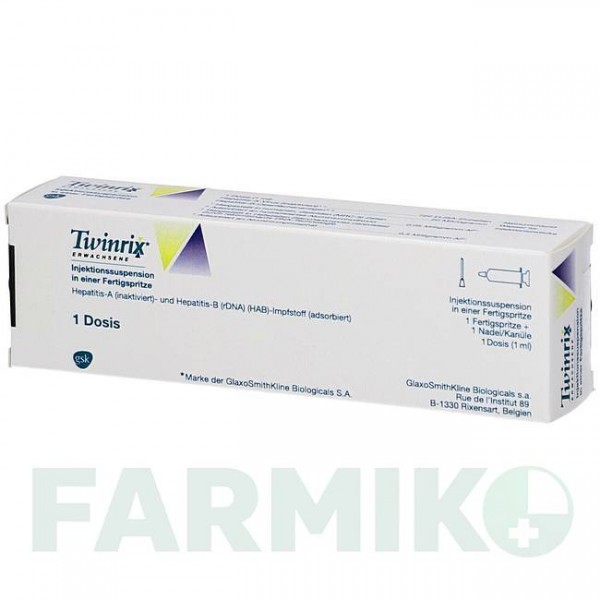 ТВИНРИКС (TWINRIX) суспензия 1x1 шт - Вещества для вакцинации EMRA-MED