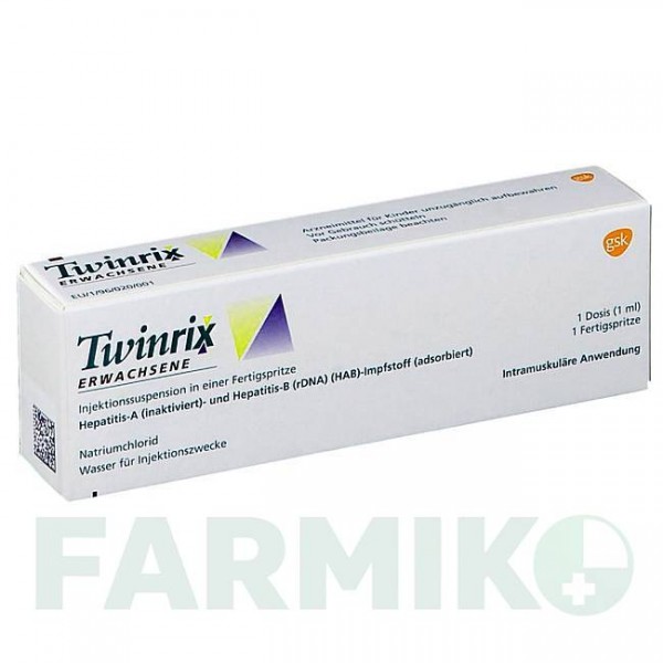 ТВИНРИКС (TWINRIX) суспензия 1x1 шт - Вещества для вакцинации GLAXOSMITHKLINE
