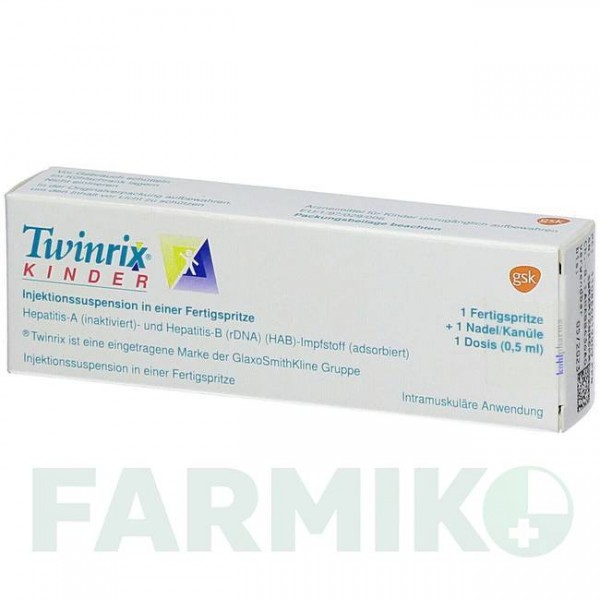 ТВИНРИКС (TWINRIX) суспензия 1x1 шт - Вещества для вакцинации KOHLPHARMA